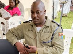 Ugandan Police officer Killed in an open fire.