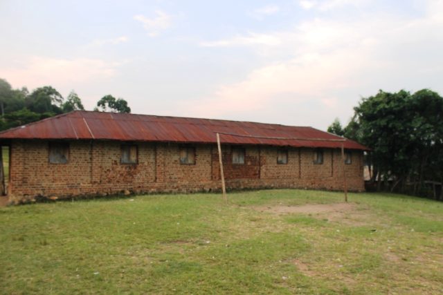 The back view of the main school administration block at Rwenshama primary school in Ruhinda sub- county Rukungiri district. photo by Ronald Kabanza